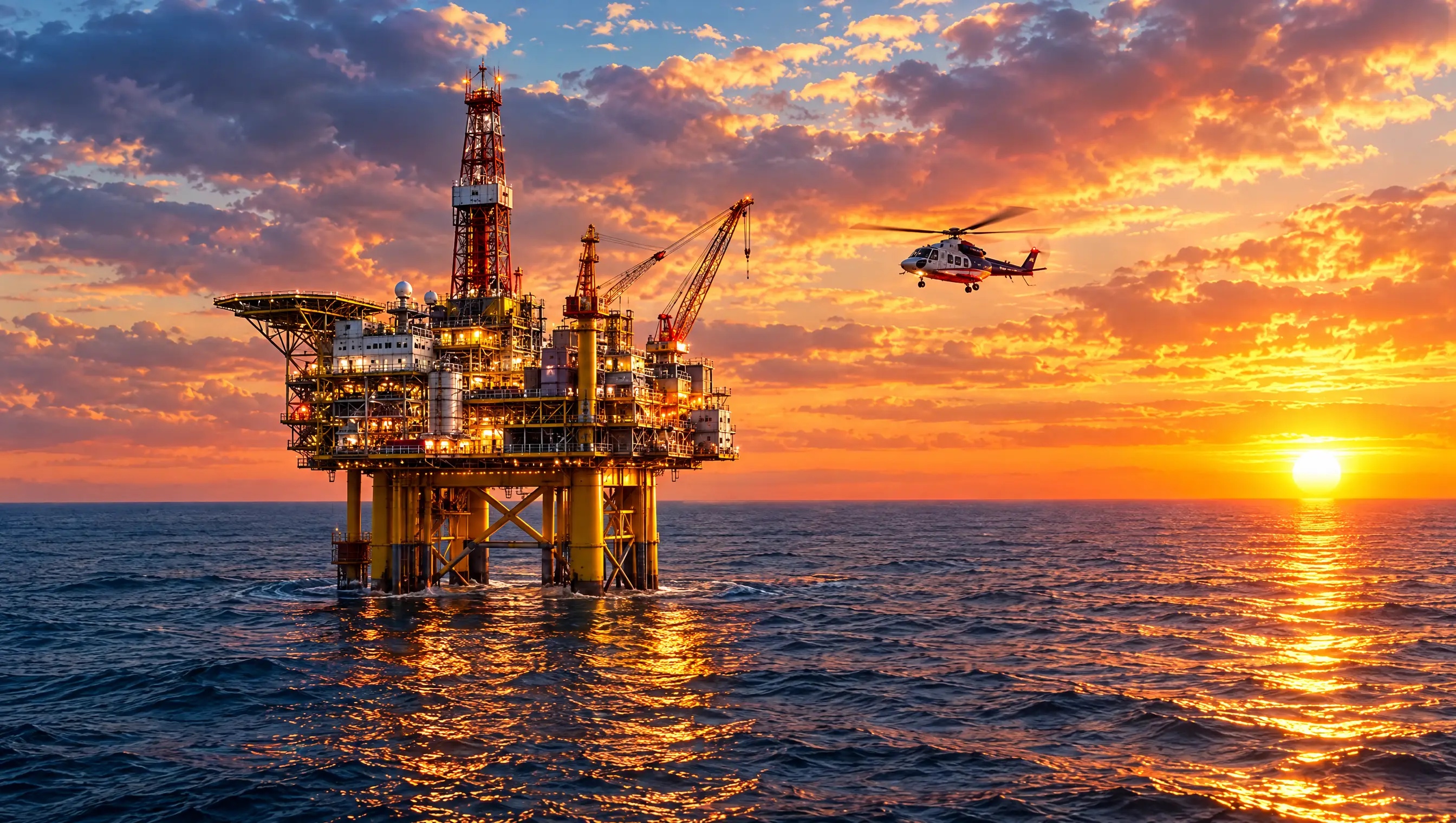 UK North Sea Rig